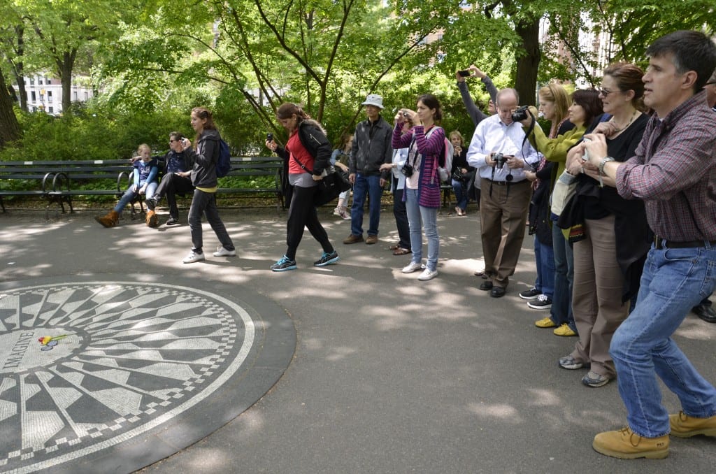 Strawberry Fields in Central Park, New York City
