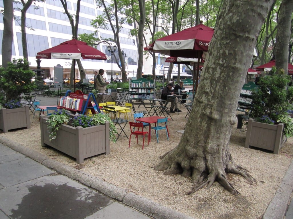Reading Room in Bryant Park