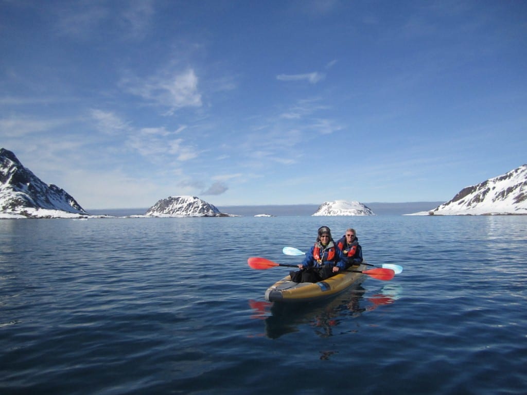 Kayaking in the Arctic Circle