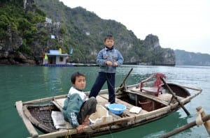 Fishing Village, Halong Bay, North Vietnam