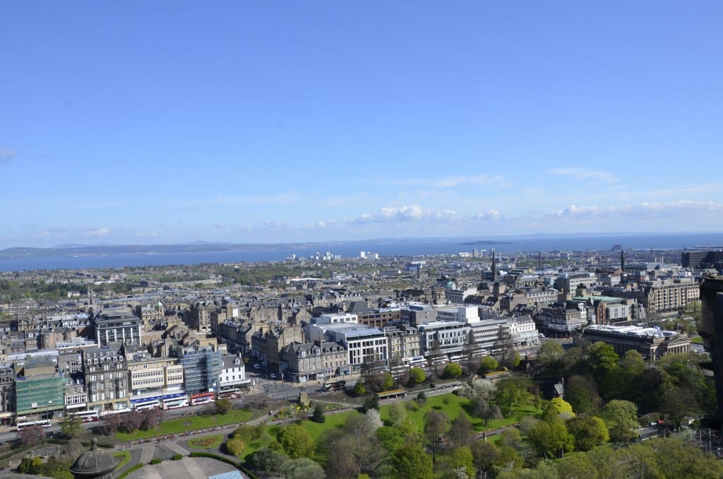 view from Castle Edinburgh