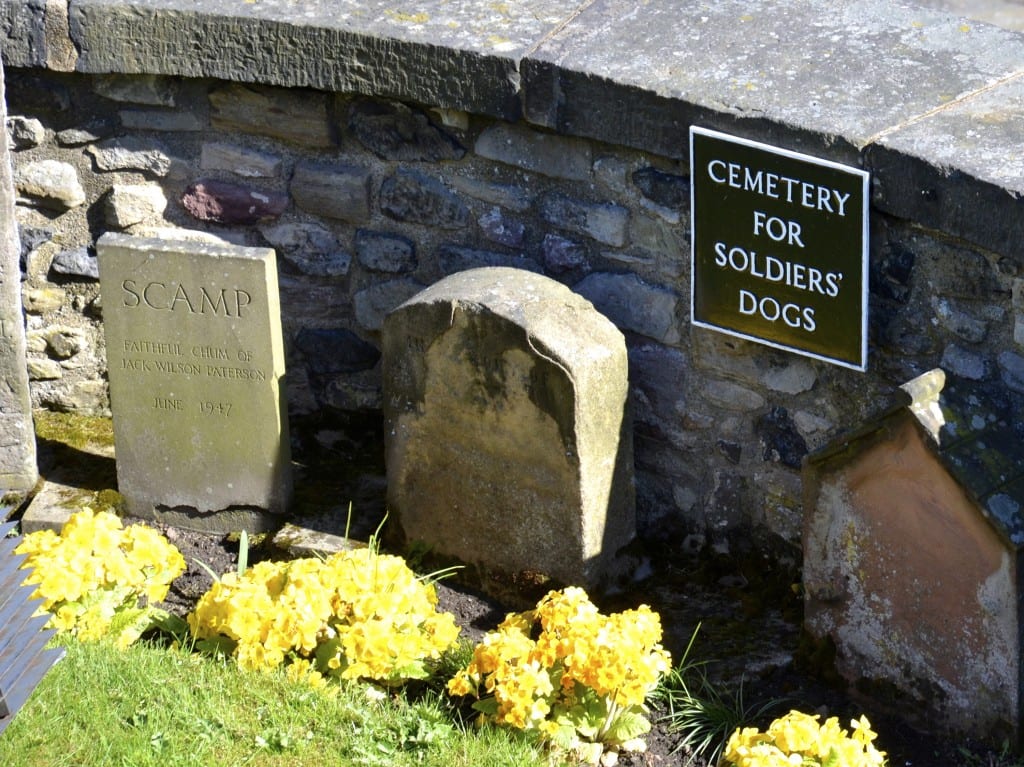 Dog Cemetery at Edinburgh Castle