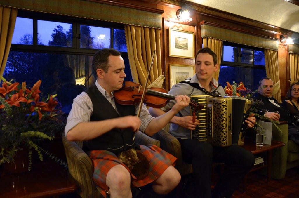 Fiddler in a kilt