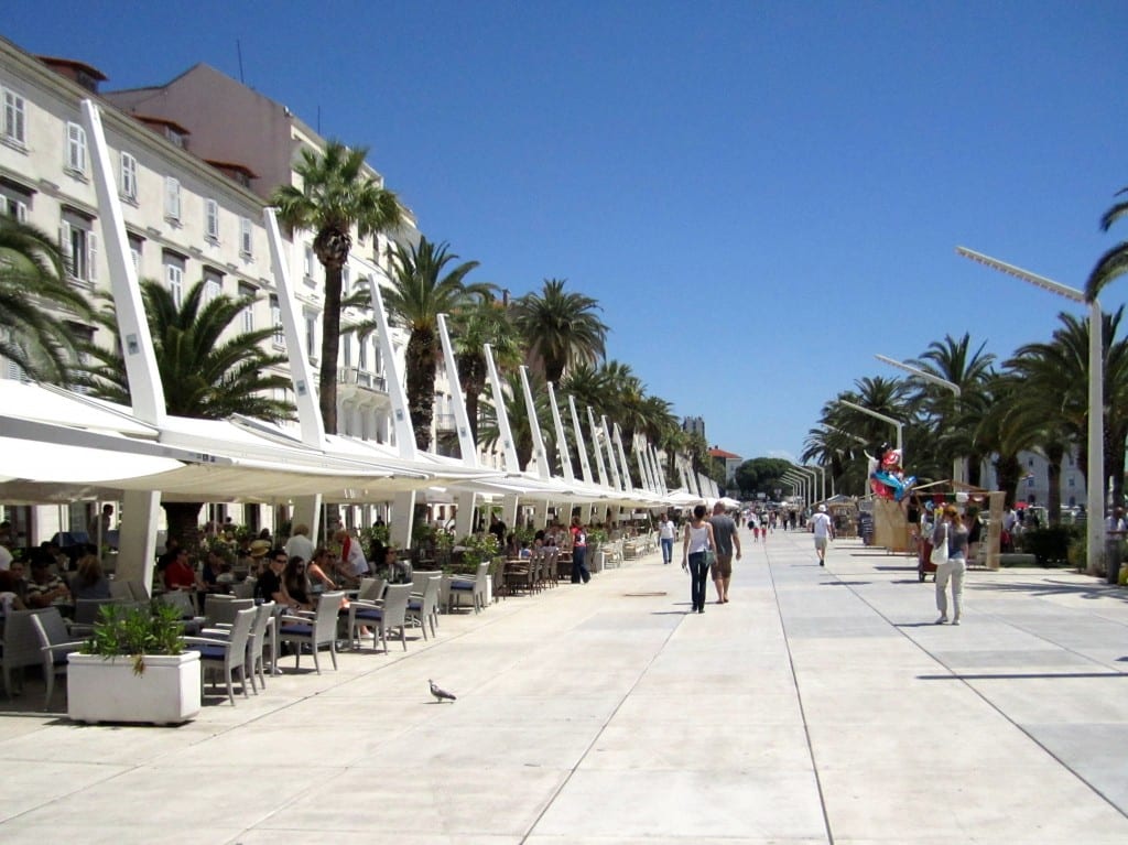 Along the Sea in Split, Croatia 