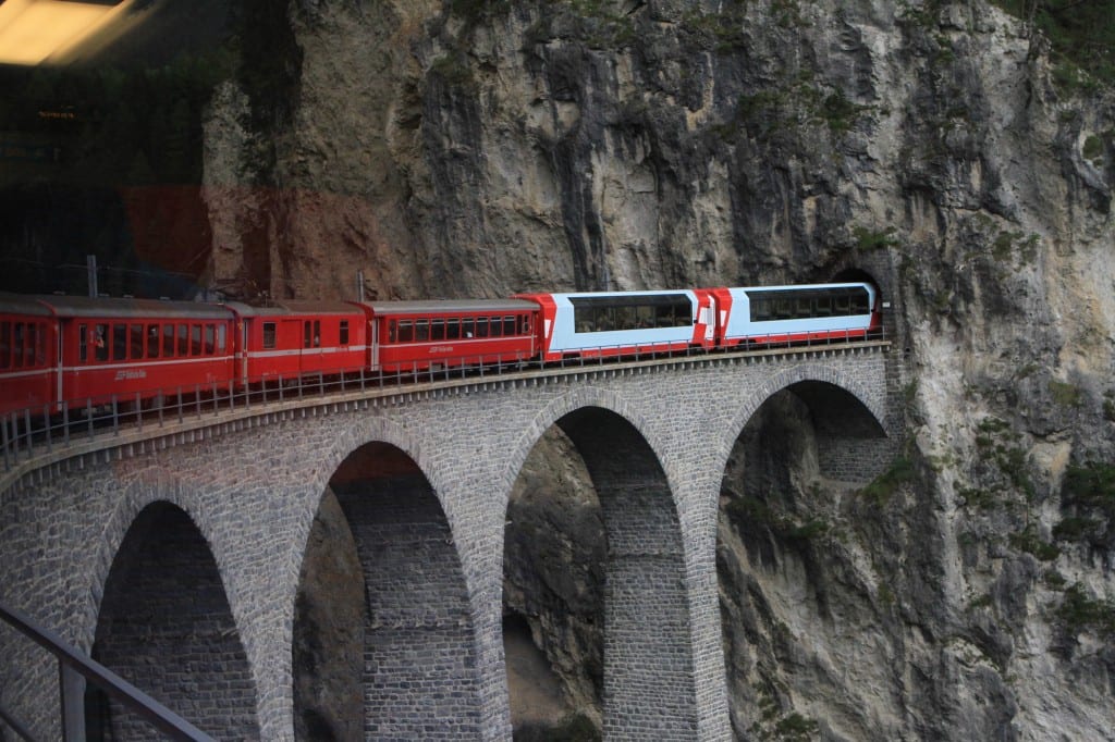 Train Ride in Switzerland 