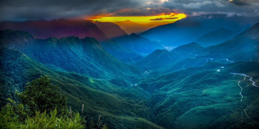 Lien Hoang Mountain Range near Sapa