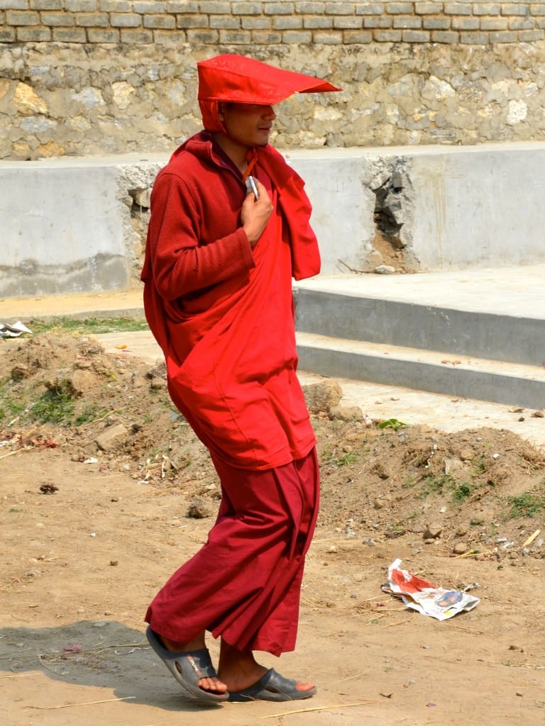 A monk in Bhutan DSC_7845