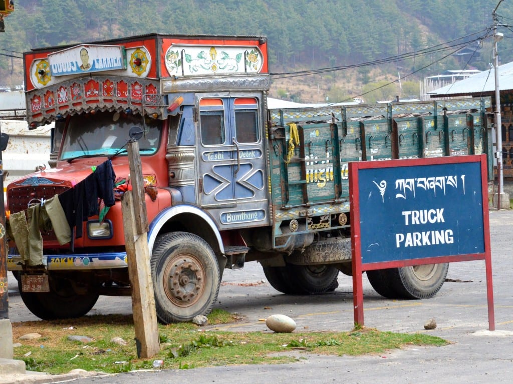 Truck Parking, Bhutan DSC_8256