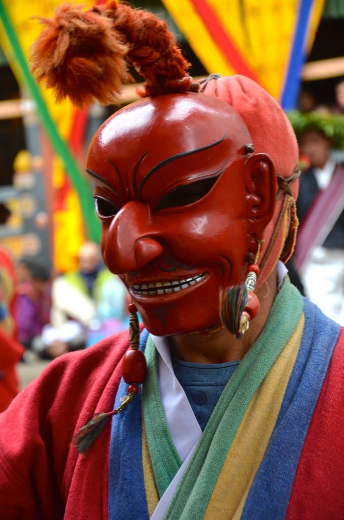 Clown at the Festival in Bhutan DSC_8928