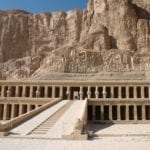 The temple of queen Hatshepsut (1515 B.C.) - a monumental mausoleum