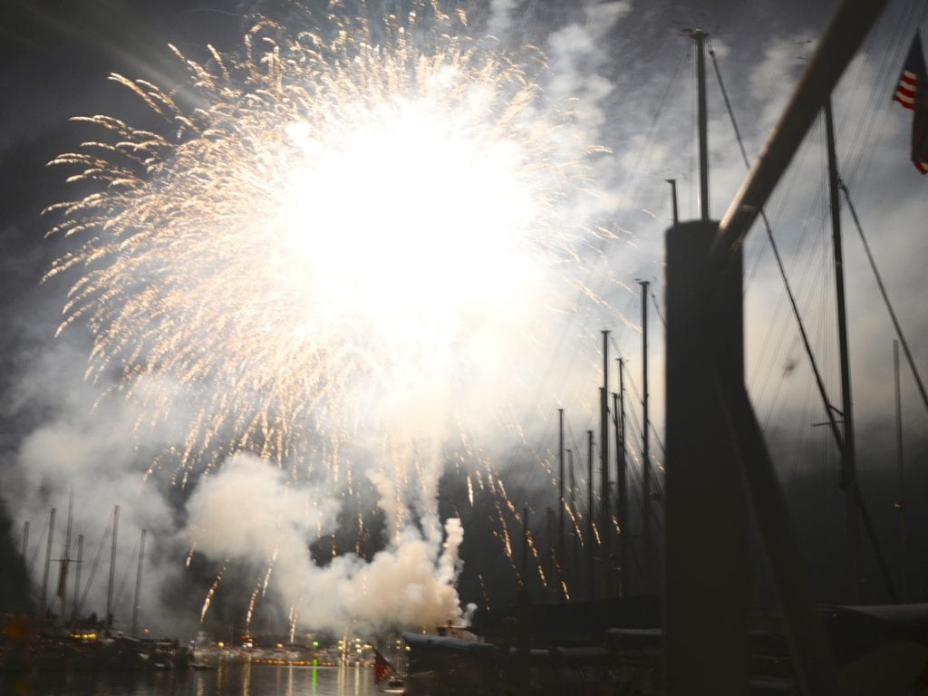 Fireworks in Saugatuck