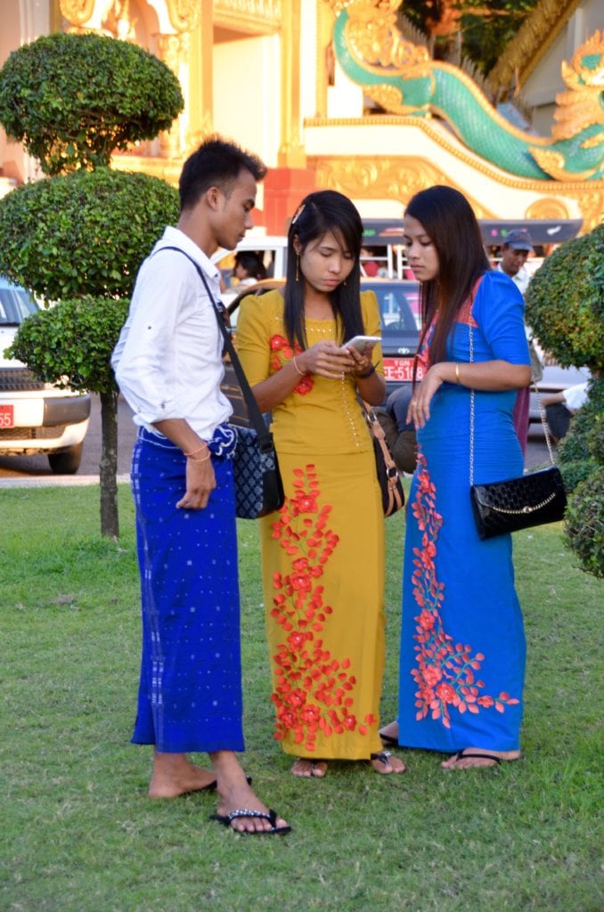 longyi in Myanmar 