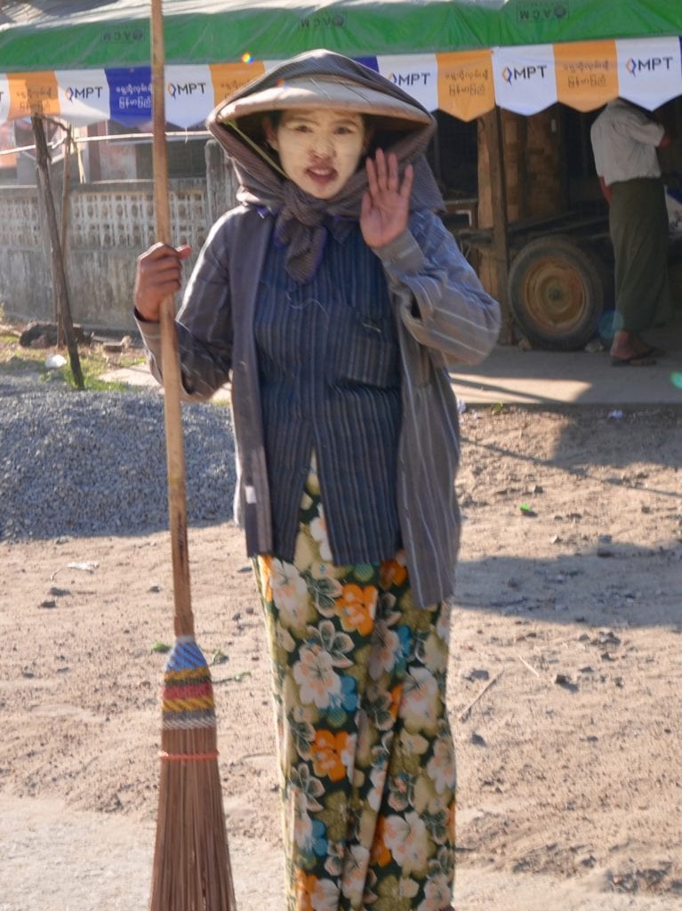 Woman in Myanmar 