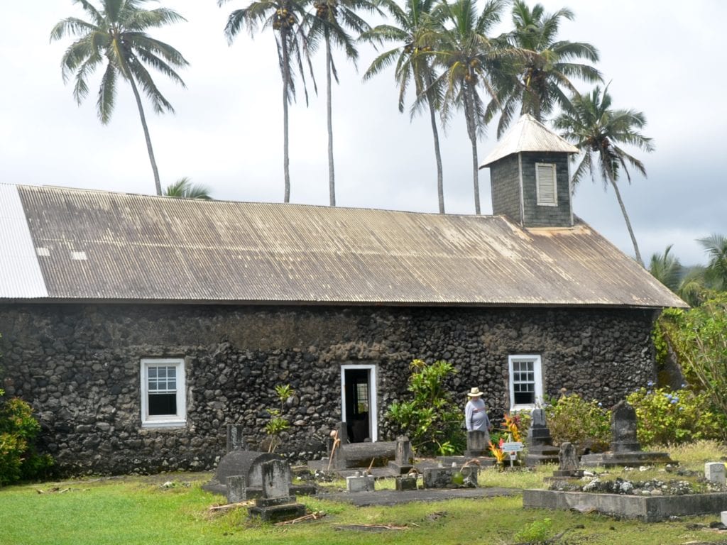 Historic Church still in use on the Road to Hana 