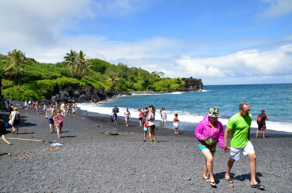 Black Beaches on the Road Hana