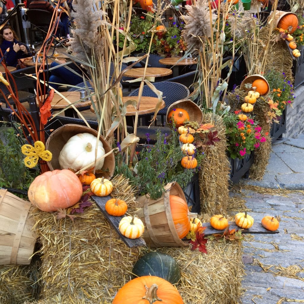 Quebec City Fall Decor 