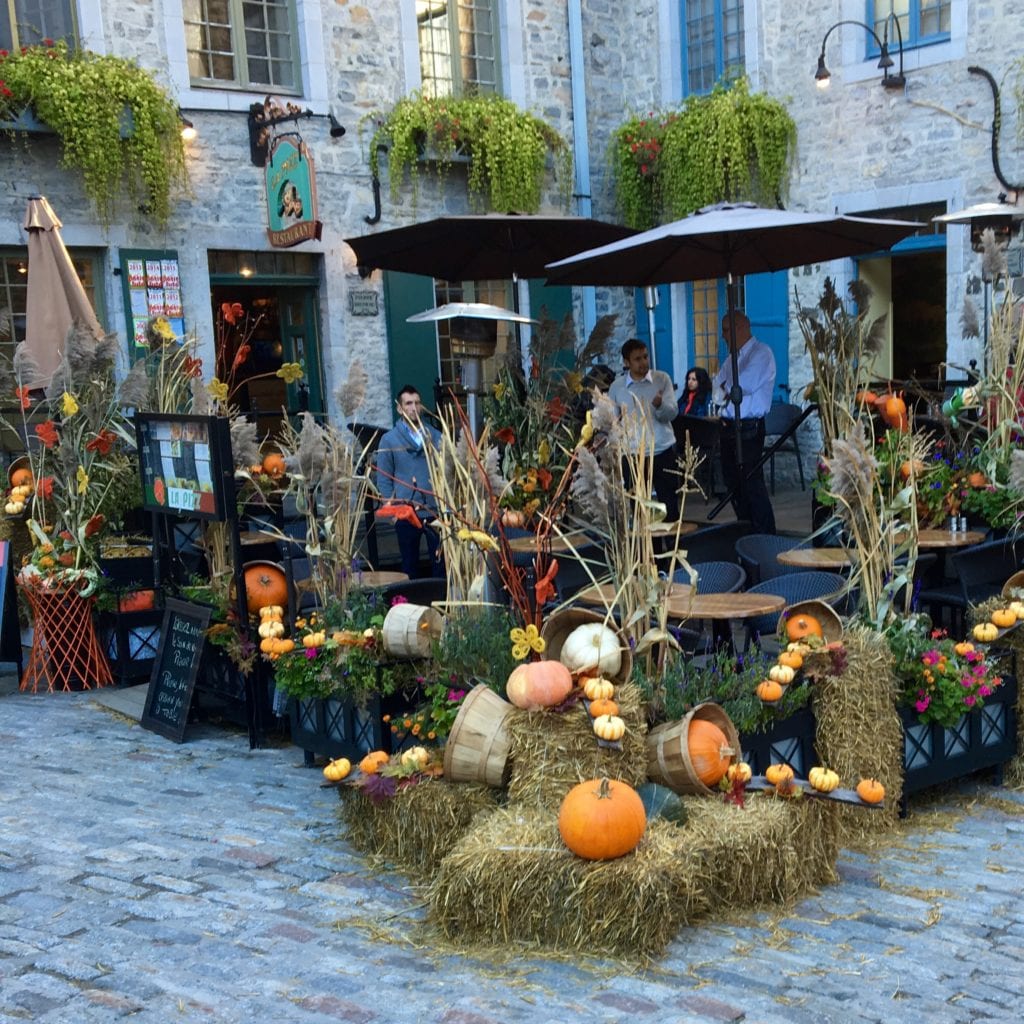 Quebec City Fall Decor 